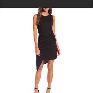 Chelsea28 Black Twist Front Dress